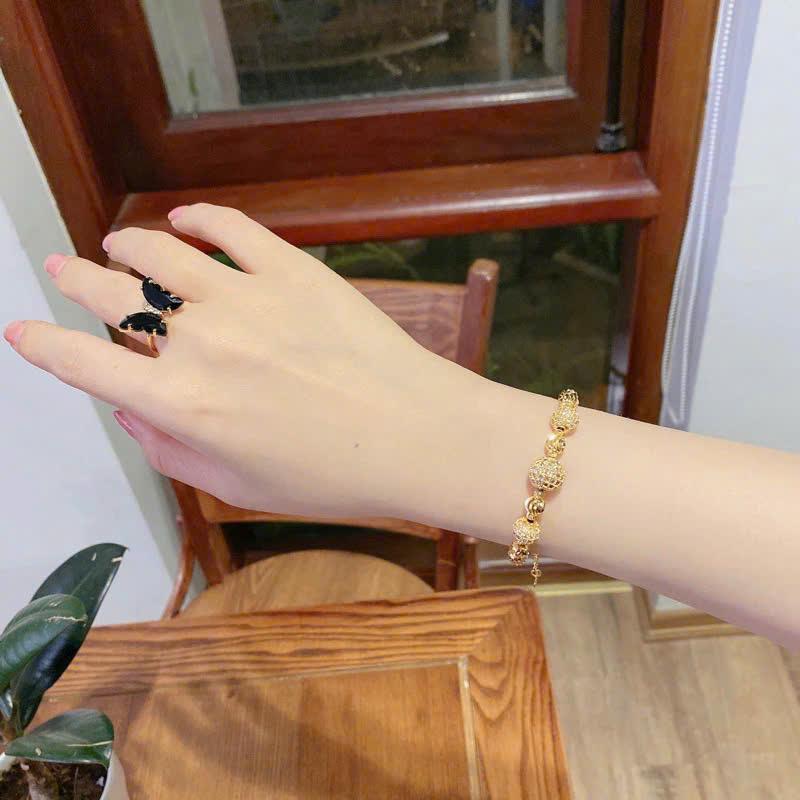 Lắc Tay Nữ Bi Châu Titan Bền Màu - Thanh Lịch, Sang Trọng