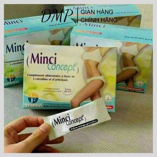Giảm cân Minci Concept Pháp giảm mỡ bụng eo đùi an toàn, không gây mệt mỏi, mất nước hộp 30 gói