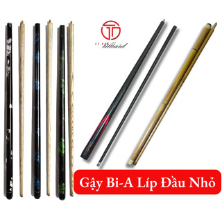 [THỊNH TÂM] Cơ Bida Líp 2 Khúc Gỗ Thao Lao, Gậy Bi-a Phăng Carbon Đầu Nhỏ Cao Cấp CL
