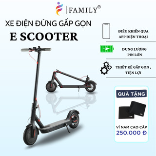  Xe E Scooter điện gấp gọn cao cấp tốc độ 25km h dung lượng pin lớn ,động cơ khỏe  bánh 8.5 inch 