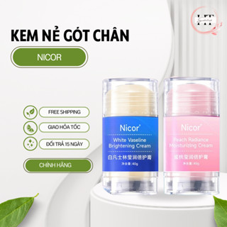  Thanh Lăn Gót Chân Chống Nứt Nẻ NICOR 40G Kem Dưỡng Ẩm Chống Nứt Nẻ Ngăn Ngừa Và Phục Hồi Vết Nứt Chai Sần 