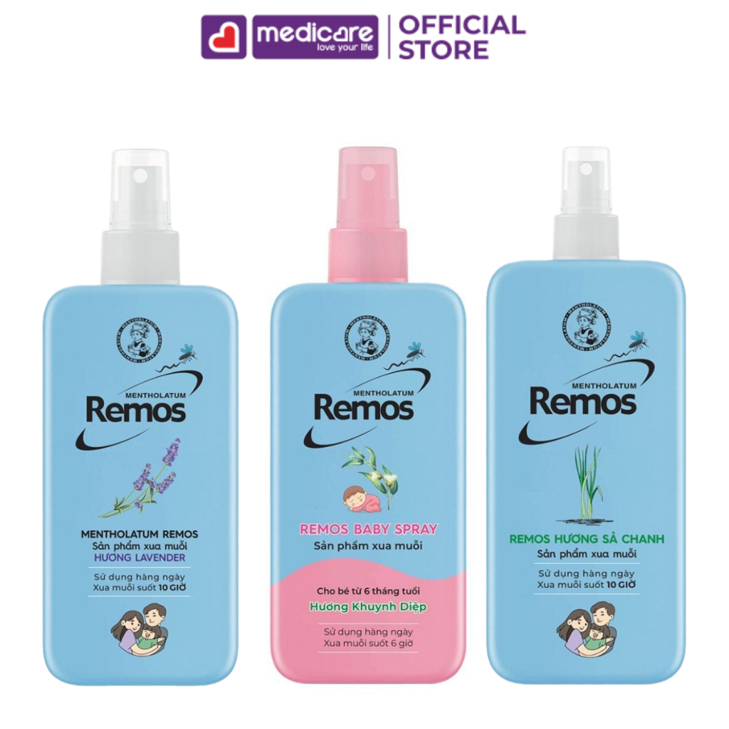 Xịt chống muỗi Remos chai 150ml