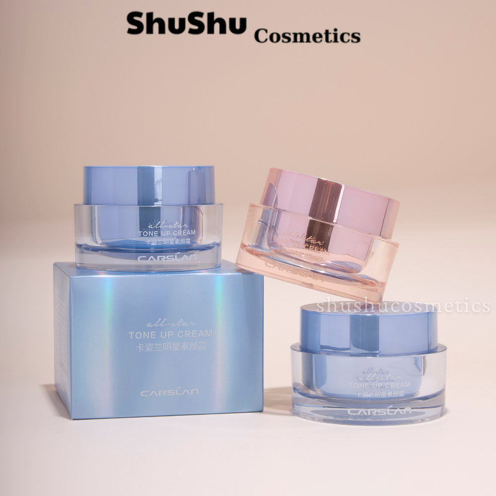 Kem Nâng Tone Da CARSLAN Kem Lười Trang Điểm Kem Lót Che Khuyết Điểm Hiệu Quả 50g SHUSHU COSMETICS