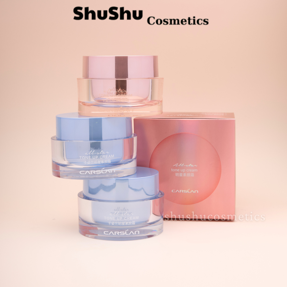 Kem Nâng Tone Da CARSLAN Kem Lười Trang Điểm Kem Lót Che Khuyết Điểm Hiệu Quả 50g SHUSHU COSMETICS