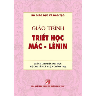  Sách Giáo Trình Triết học Mác - Lênin  Dành Bậc Đại Học Hệ Chuyên  