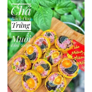 CHẢ HOA BẮC THẢO TRỨNG MUỐI. Đòn 500g (giao hỏa tốc)