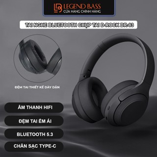 Tai Nghe Bluetooth Chụp Tai DR-83 SPad Headphone Pad Đệm Tai To Dày Êm Ái, Tai Nghe Không Dây Âm Thanh HIFI Pin 10h