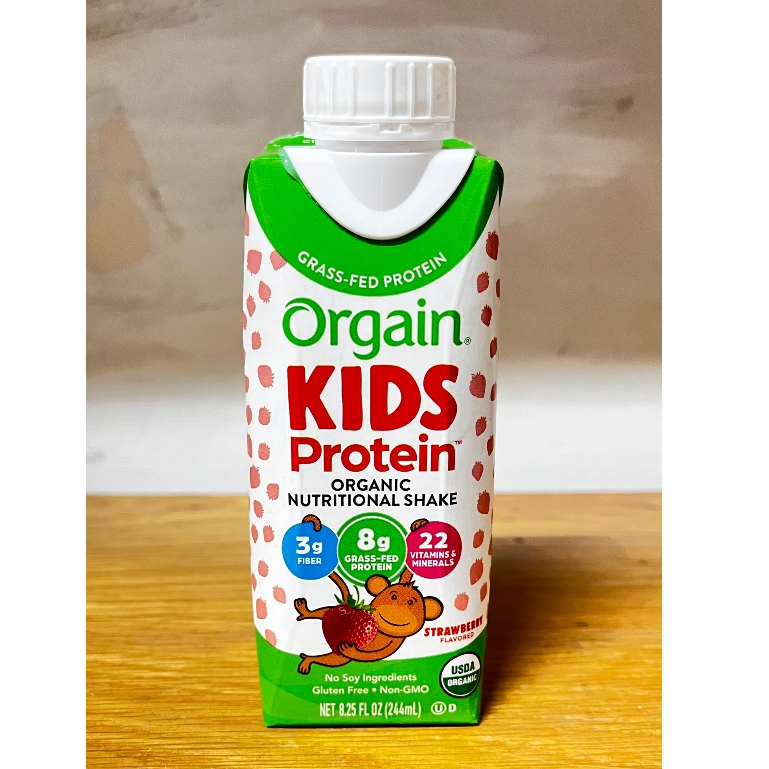 [ Date 10/26 ] Sữa Protein hữu cơ Orgain Kids Protein Vị Dâu 244ml
