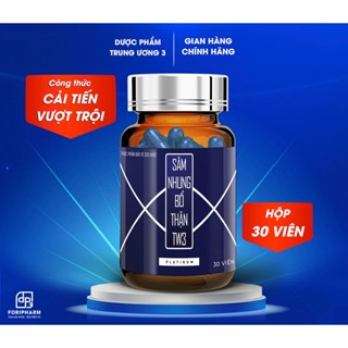SÂM NHUNG BỔ THẬN TW3 PLATINUM Mới – Công thức cải tiến vượt trội - Hộp 30 viên