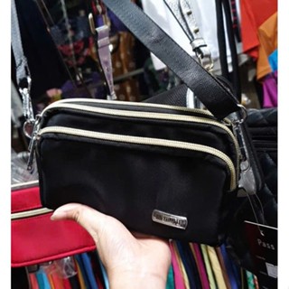 Túi Đeo Chéo Nữ Dáng Mini Size 20cm Đựng Vừa Điện Thoại Chất Liệu Vải Dù Chống Nước 3 Ngăn Tiện Lợi