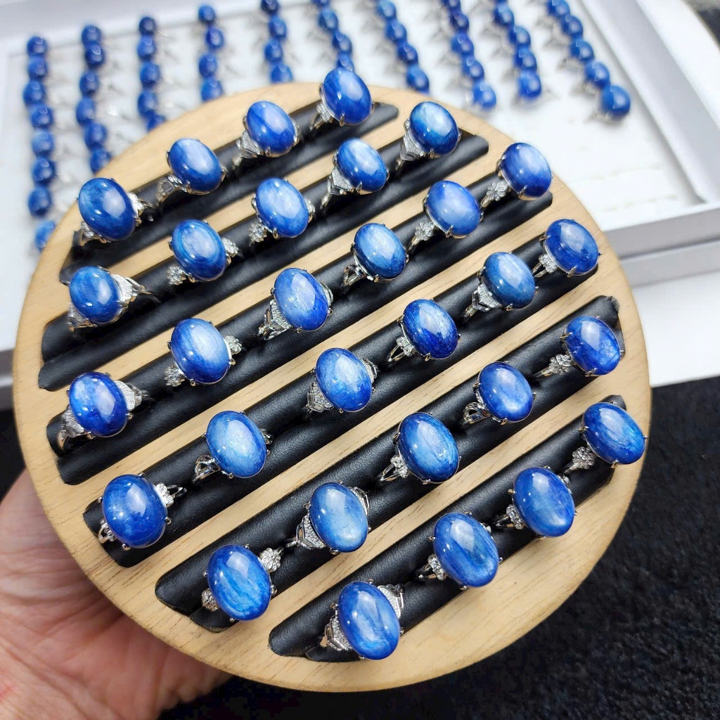 Nhẫn khung ti tan kyan nite freesize