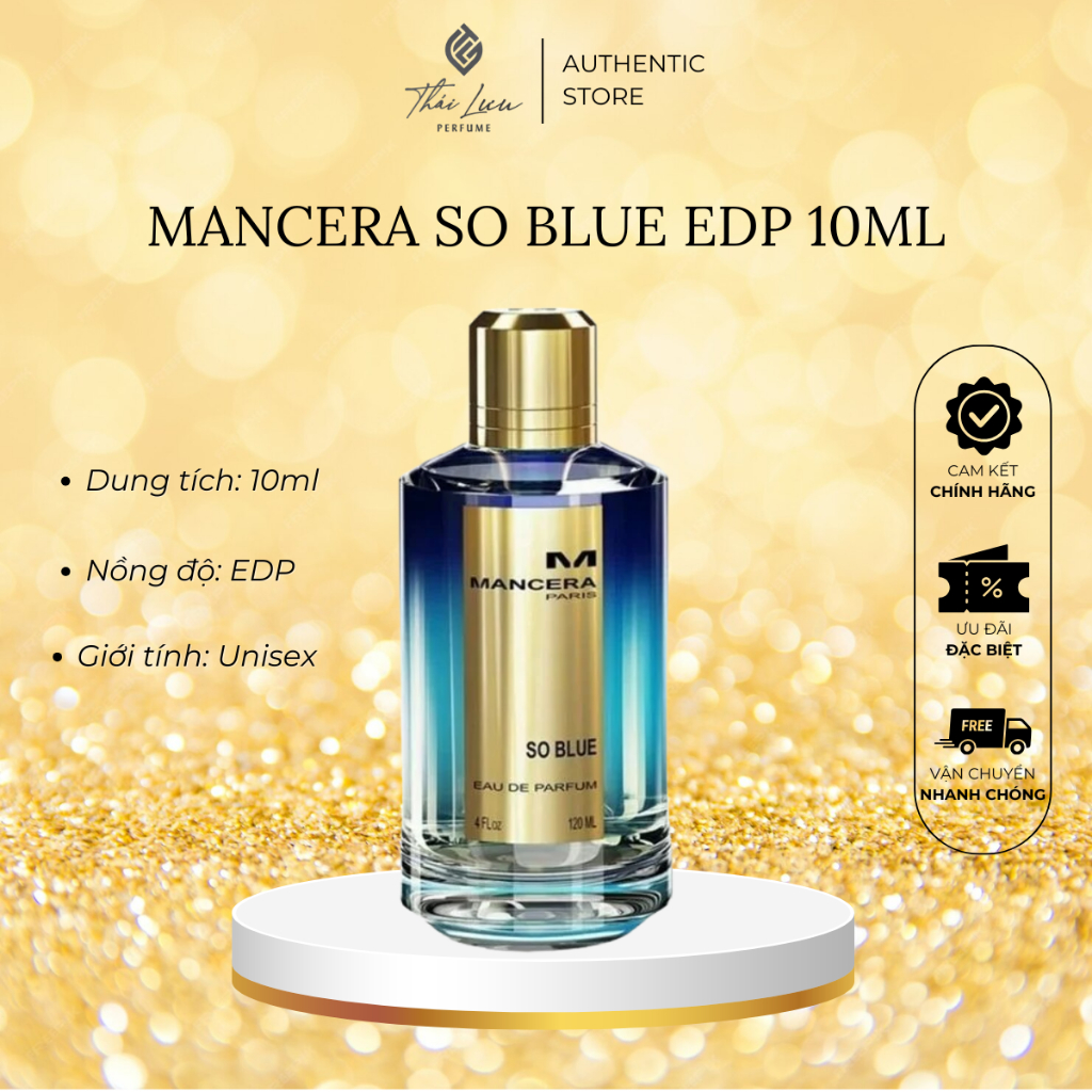 Nước hoa Mancera So Blue EDP mẫu thử 10ml | Thái Lưu Authentic
