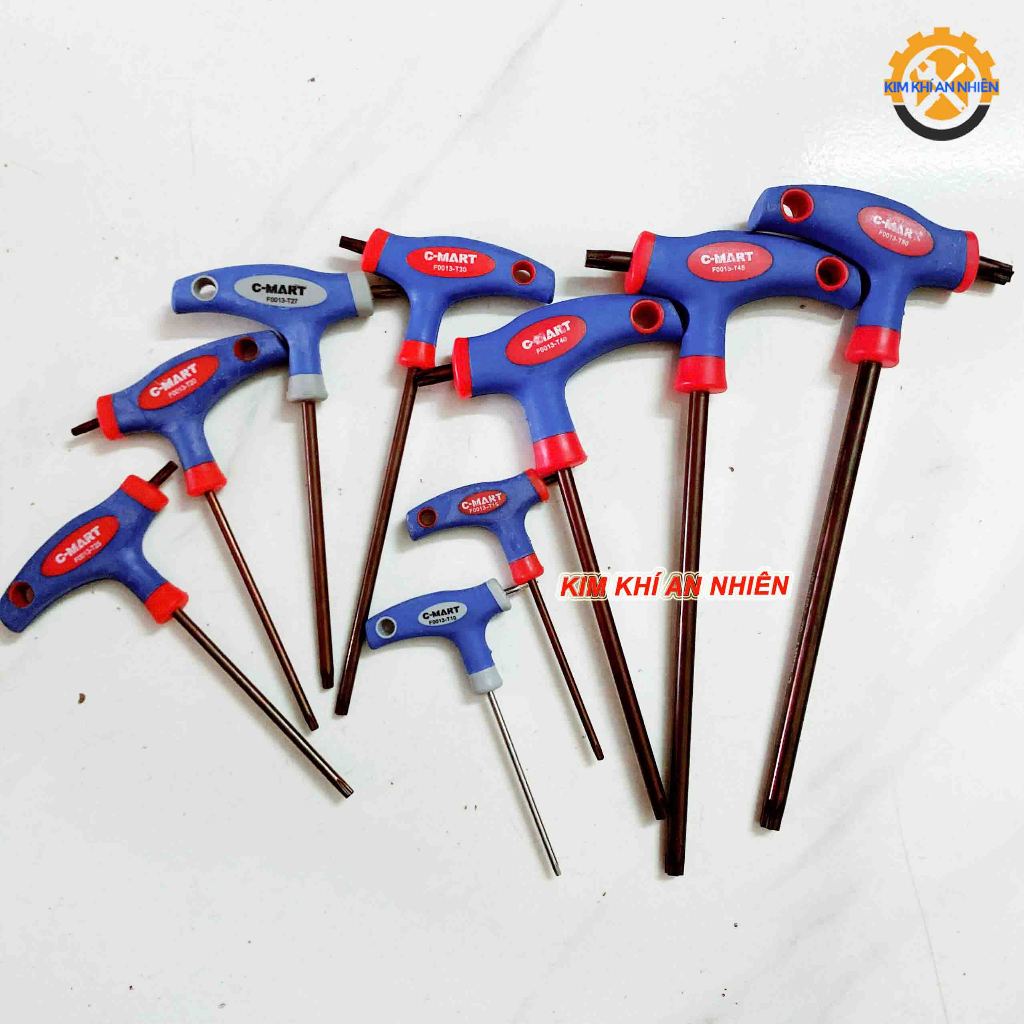 Lục giác bông chữ T C-Mart F0013, lục giác hoa thị T10 đến T50 (Đài Loan)