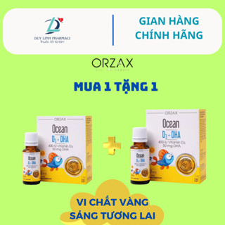 {MUA 1 TẶNG 1} OCEAN D3+DHA Dạng Xịt Bổ Sung Vitamin D3 Giúp Tăng Cường Hấp Thu canxi, Bổ Sung DHA Tốt Cho Não