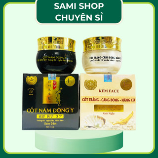 Combo Kem Face Cốt Nám Đông Y Nicos Chính Hãng- Kem Face Nicos Cốt Trắng Căng Bóng Nâng Cơ