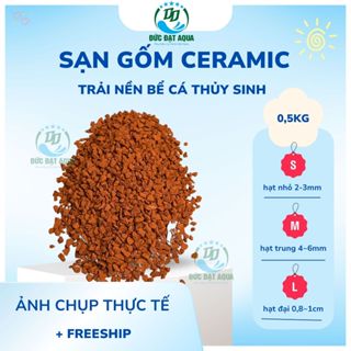  sạn gốm ceramic  màu đỏ  Trải Nền Hồ Thủy Sinh   1kg & 500g   