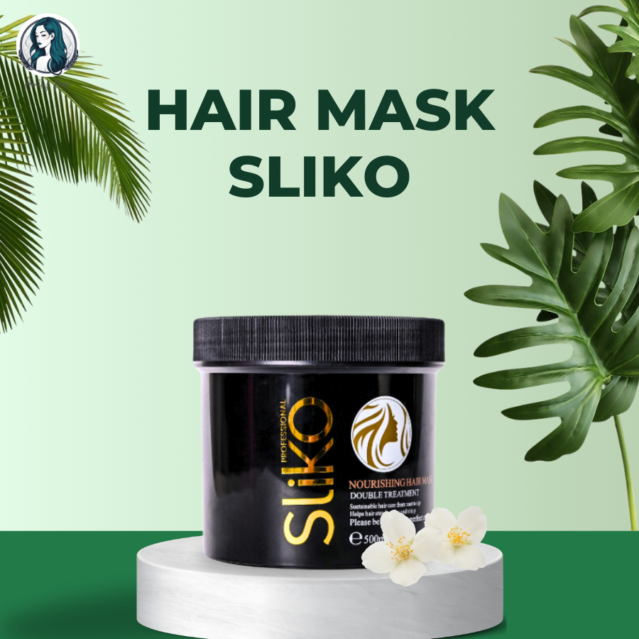 [Tặng quà] Kem ủ hấp tóc SLIKO Keratin Smooth 500ml, Amity Hair, phục hồi suôn mượt tại nhà collagen