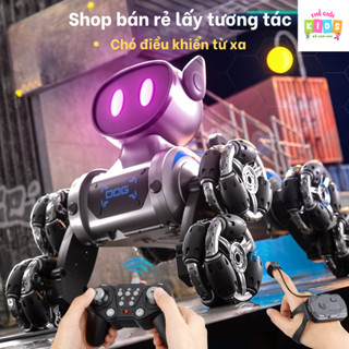  Chó Robot Điều Khiển Từ Xa 8 Bánh - Thiết Kế Độc Đáo Chạy Mọi Địa Hình Quà Tặng Sáng Tạo 