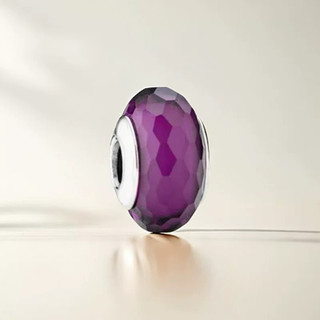 ( HÀNG CAO CẤP ) CHARM BẠC S925 THUẦN KHIẾT THUỶ TINH MÀU TÍM