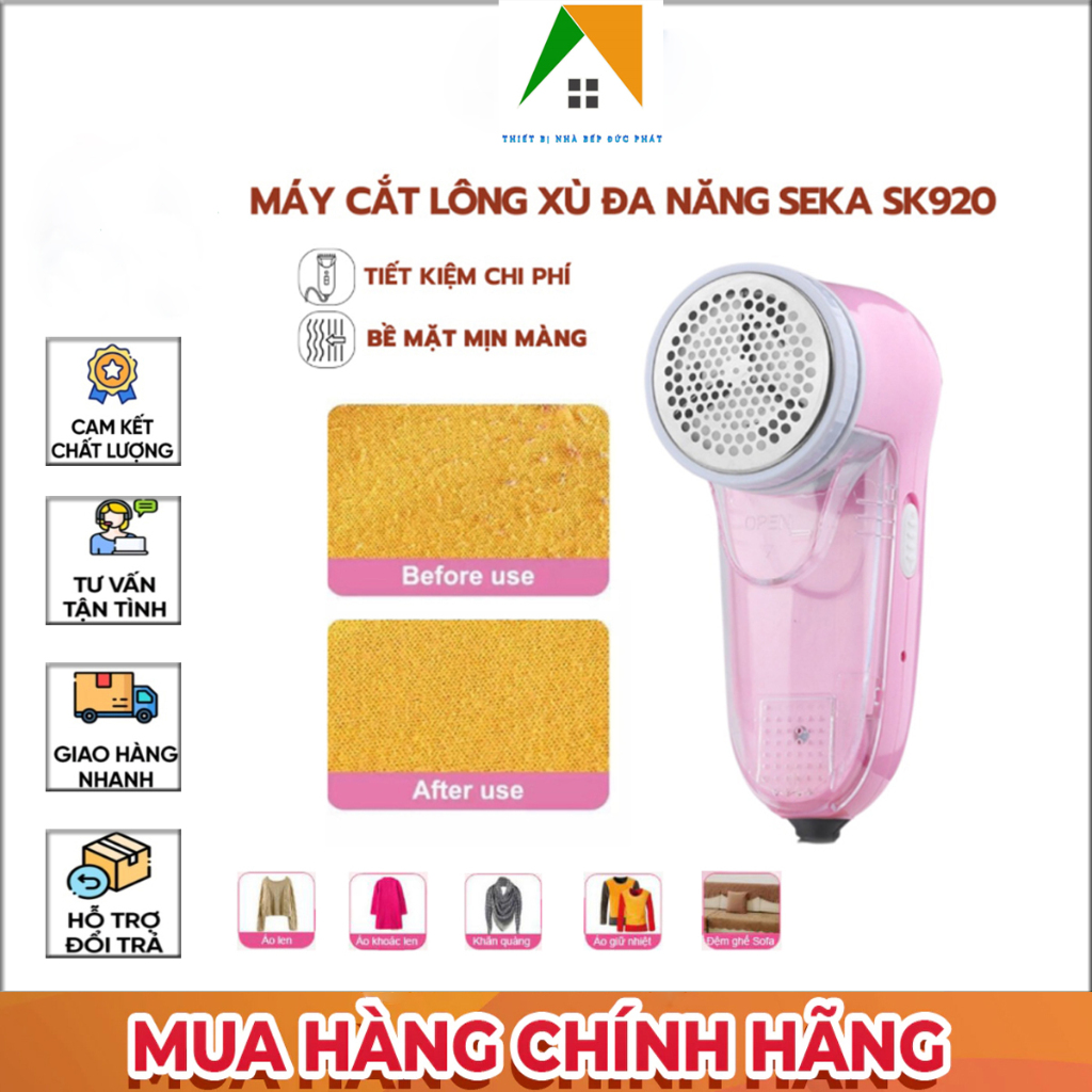 Máy Cắt Lông Xù Quần Áo SEKA SK920 Đa Năng Dùng Điện Cắt Siêu sắc Siêu Bền Tiện Lợi có bảo hành