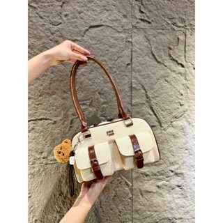  Túi xách nữ Túi đeo vai da Chio'2nd dáng hộp size 28 cá tính tặng kèm charm gấu - TDC061 