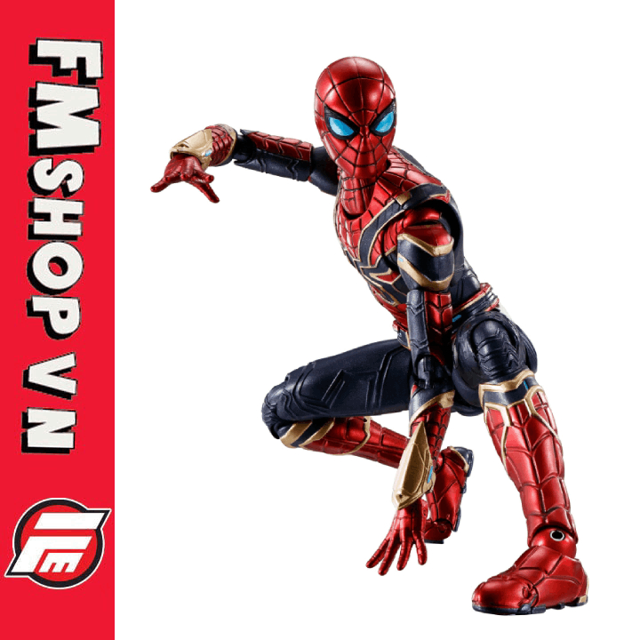 (2ND-CÓ TT) MÔ HÌNH NHÂN VẬT SHF SPIDERMAN NO WAY HOME IRON SPIDER