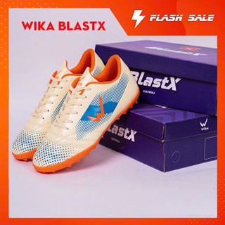 Giày Bóng Đá Wika Blash Chính Hãng Da Phủ Pu Cao Cấp Chống Bong Tróc, Đế Mềm Dẻo, Đinh Bám Sân