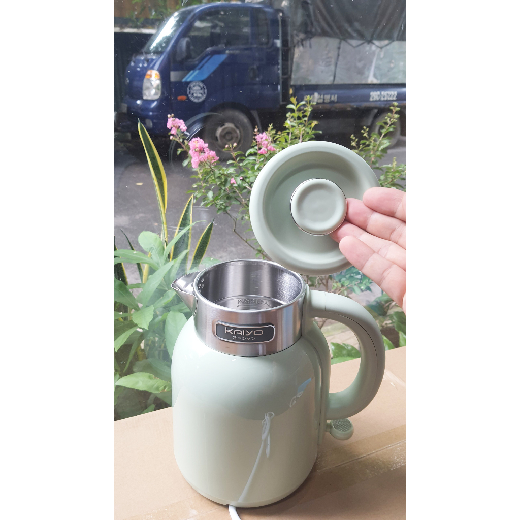 Ấm siêu tốc 2 lớp Cool touch Kaiyo ấm đun nước siêu tốc 1.5 lít và 2 lít đun sôi nhanh có bảo hành