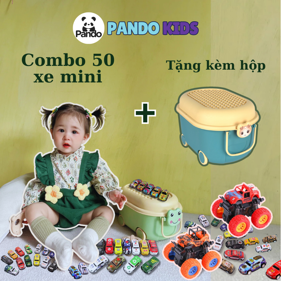 50 xe ô tô đồ chơi, Xe Ô Tô Đồ Chơi, Xe Đồ Chơi Mini 50 chiêc hợp kim nhiều màu sắc, Tặng Kèm 2 Xe L