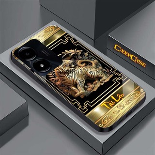 Ốp Lưng VIVO Y02S, Y55 2022, Y16, Y22, Y22S, Y33S  Mặt Lưng Kính Cường Lực 3D In Hình 12 Con Giáp Tài Lộc