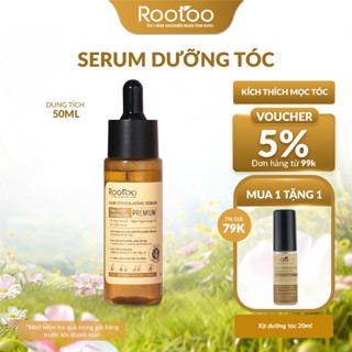 Tinh Chất Serum Dưỡng Tóc Rootoo Thuần Tự Nhiên Giúp Kích Thích Mọc Tóc, Phát Triển Nang Tóc Chắc Khỏe (50ml)