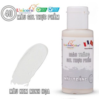 Màu Thực Phẩm Trắng UNICORN Dạng Gel 28gr D40