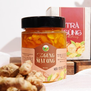  Mật Thảo  trà Gừng mật ong  Mộc Hương Sơn hũ 280ml: Mật ong gừng vỏ quất mạch nha 