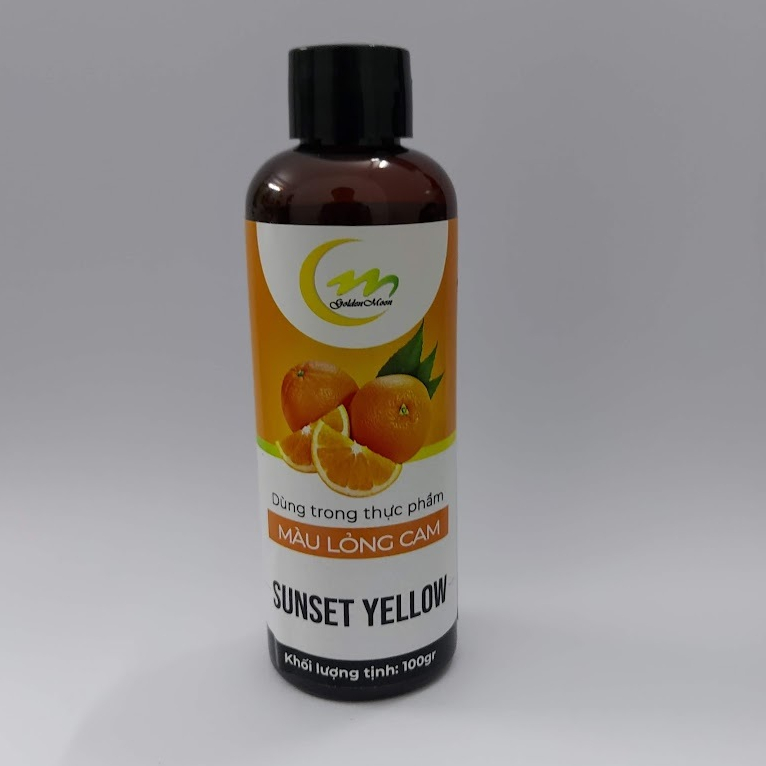 Màu nước thực phẩm vàng cam 100g