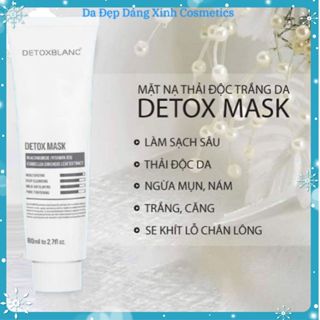  Khuyến mại  Mặt nạ sủi bọt thải độc trắng da ngừa mụn detox blanc -Detox mask phiên bản mới nhất 