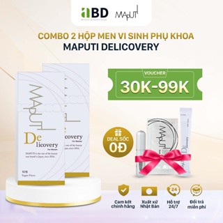 [DATE T8/2025] Combo 2 hộp Men Vi Sinh Phụ Khoa Maputi Delicovery Nhật Bản Giảm Khí Hư Mùi Hôi Viêm Nhiễm Vùng Kín