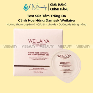  Sữa Tắm Nước Hoa Trắng Da Thơm Lâu Weilaiya Cánh Hoa Hồng Damask Test Mini 9ml 