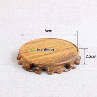 Đôn gỗ tròn bonsai, đế gỗ tròn mini để chậu cây cảnh, bonsai mini,tượng gốm, ấm trà,...bằng gỗ thịt