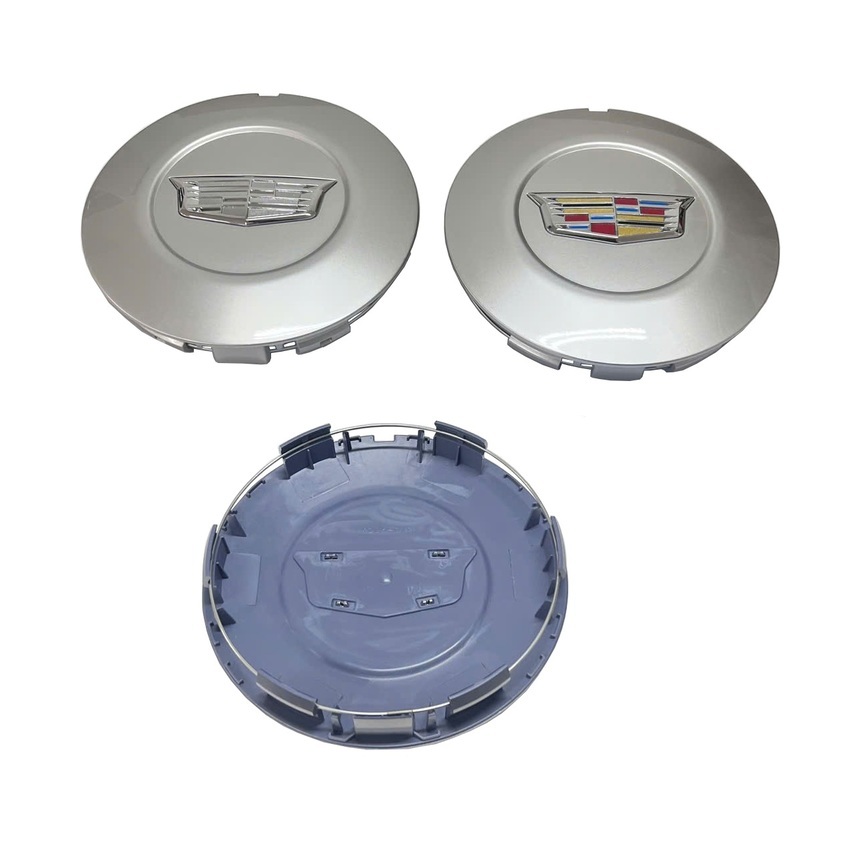 Logo chụp mâm ốp lazang bánh xe ô tô Cadillac Escalade KDLK-019