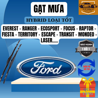 Gạt Mưa Ô Tô FORD: EVEREST, RANGER, RAPTOR, TERRITORY, FIESTA, FOCUS, ECOSPORT, TRANSIT Silicon Nano