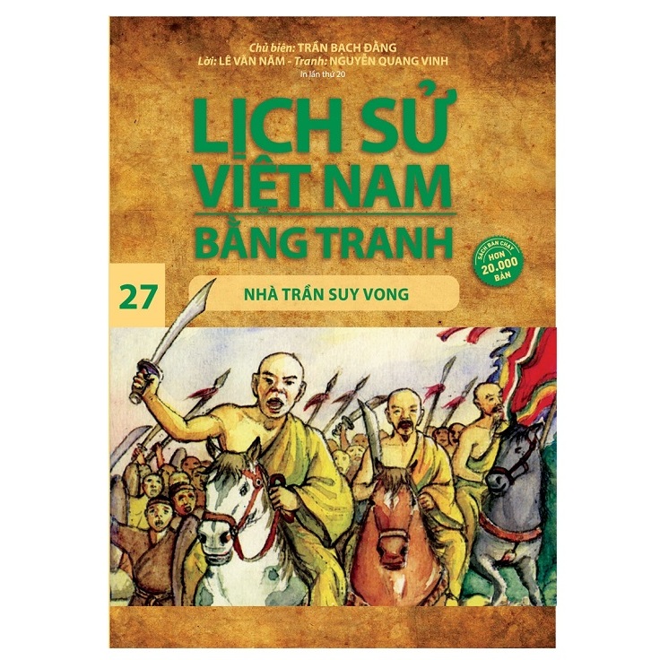 Sách (LSVN Bằng Tranh 27 -Mỏng) Nhà Trần Suy Vong (35000)