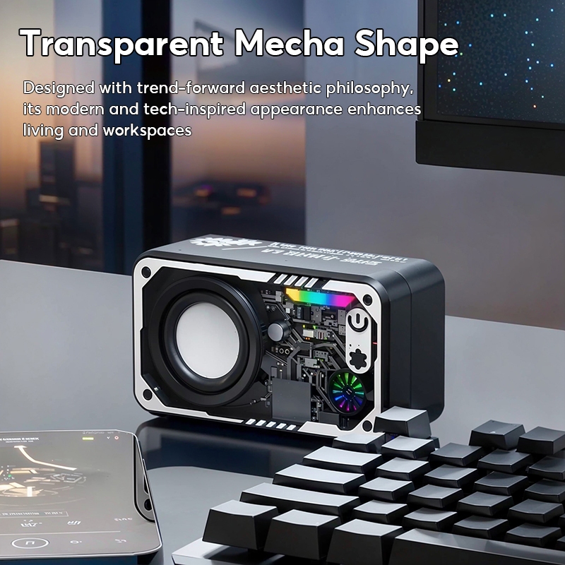 Loa Bluetooth Không Dây V1,Loa Mini Cầm Tay RGB Bass Mạnh Cho Điện Thoại,Laptop,Hỗ Trợ TF