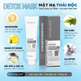[Chính hãng] Mặt nạ sủi bọt thải độc trắng da ngừa mụn detoxblanc(Detox mask 80ml)