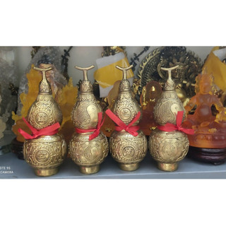 Hồ Lô Bát Quái bằng đồng 19cm