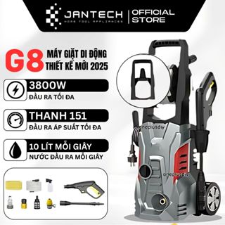 Máy rửa xe có sẵn| Jantech Máy rửa xe cao áp 3800W | lõi đồng 100% | Dây áp lực bọc thép | 5 năm Bảo hành 1 đổi 1