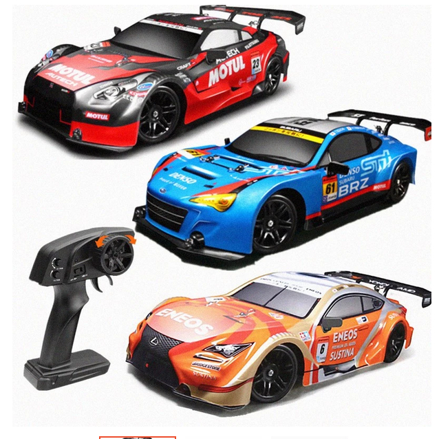 Xe điều khiển Drift nâng cấp 2024 Japan Subaru BRZ 1/16 4WD tốc độ cao 30km/h có điều tốc, 2.4ghz