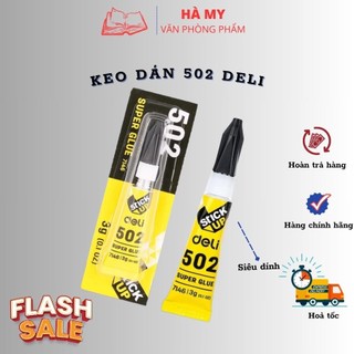 (COMBO 3) Keo Dán 502 Siêu Dính 3G DELI E7146