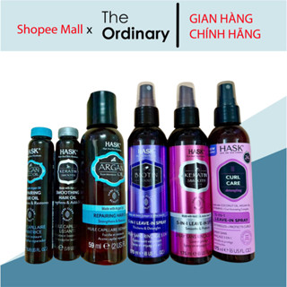Dầu Dưỡng Tóc Hask Curl Care Argan oil 5-in-1 Leave-in Spray Phục Hồi Tóc Khỏi Hư Tổn Mềm Mượt Tóc của Úc