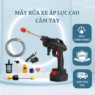 Súng Rửa Xe Lato Áp Lực Cao Chạy Pin 24v Hàng Cao Cấp Bảo Hành 2 Năm