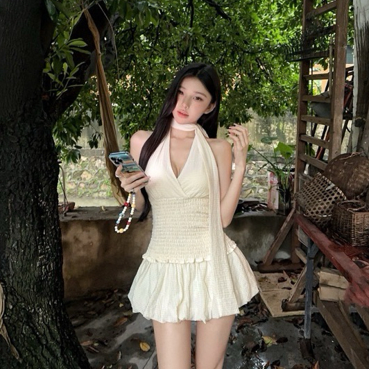 [ Đ-243 ] Đầm yếm chất thun xốp from bí có quần trong Women Nữ | BigBuy360 - bigbuy360.vn